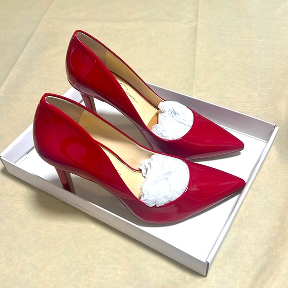 Jessica Simpson Shoes - NWT Jessica Simpson Red patent leather Pumps